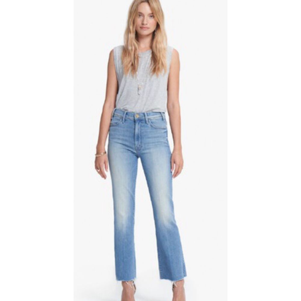 Mother the Hustler Ankle Fray in Shaken not Stirred Size 30